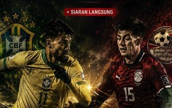 Siaran langsung Brazil vs Mesir