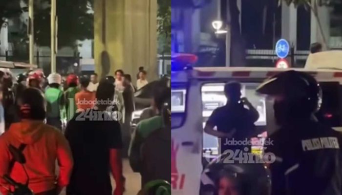 WNA Kritis Usai Tertabrak Mobil di  Rasuna Said Jakarta Selatan