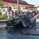 Sedan Baleno Terbakar di SPBU Semampir, Polisi Temukan 8 Jeriken Pertalite dalam Mobil