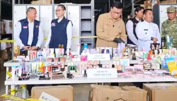 Gudang Kosmetik Ilegal di Tangerang Digerebek, Disita Produk Senilai Rp 27,6 Miliar!