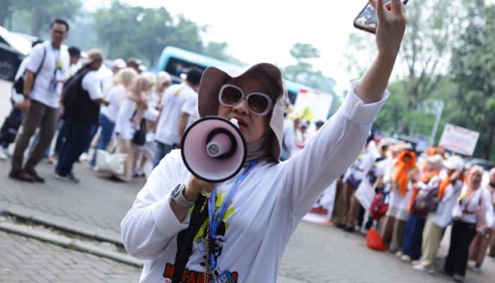 Lakukan Aksi Damai, Matahari 08 Dukung Penuh Program Prabowo!