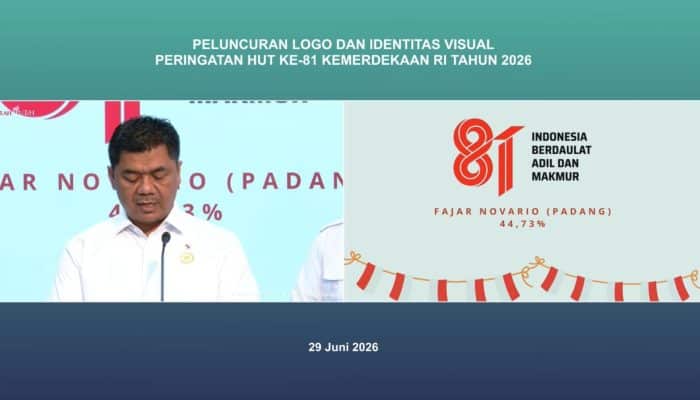 Resmi Diluncurkan, Desain Karya Fajar Novaria Terpilih Jadi Logo HUT ke-81 RI