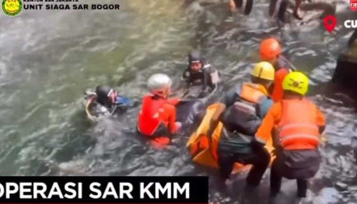 Korban Tenggelam di Curug Ciparay Bogor Ditemukan Tim SAR