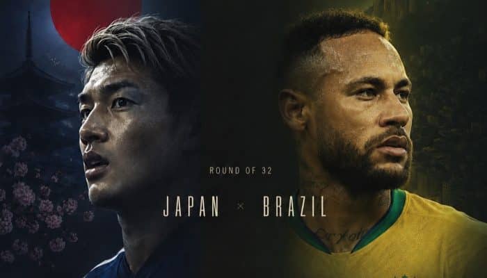 Live Gratis di TVRISPORT Timnas Jepang vs Brasil Laga Perdana Babak 32 Besar Piala Dunia 2026 dinihari ini