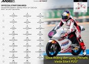 Waduh! Veda Start di Posisi 20 Kena Hukuman Penalti, Berikut Jadwal Moto3 Sore ini