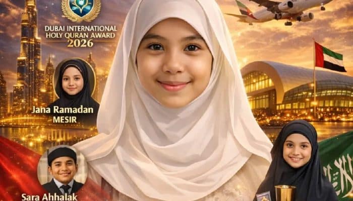 Hafizah Cilik asal Malang Raih Juara Dua Dubai International Holy Quran Award 2026
