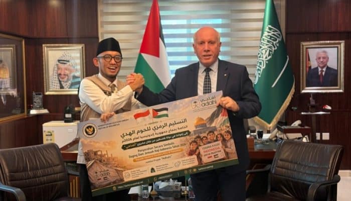 Pemerintah RI Salurkan Daging Dam Haji ke Palestina Lewat Program Adahi