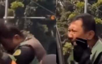 driver ojol menangis