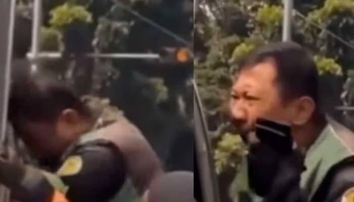 Motor Diangkut Dishub, Driver Ojol Menangis di Tengah Operasi Penertiban
