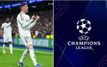 gol terbaik Liga Champions 2026 Federico Valverde