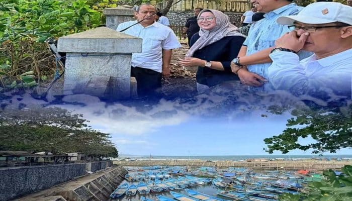 Wakil Ketua DPRD Jabar Tinjau Progres Pembangunan Pelabuhan Perikanan Jayanti di Cianjur