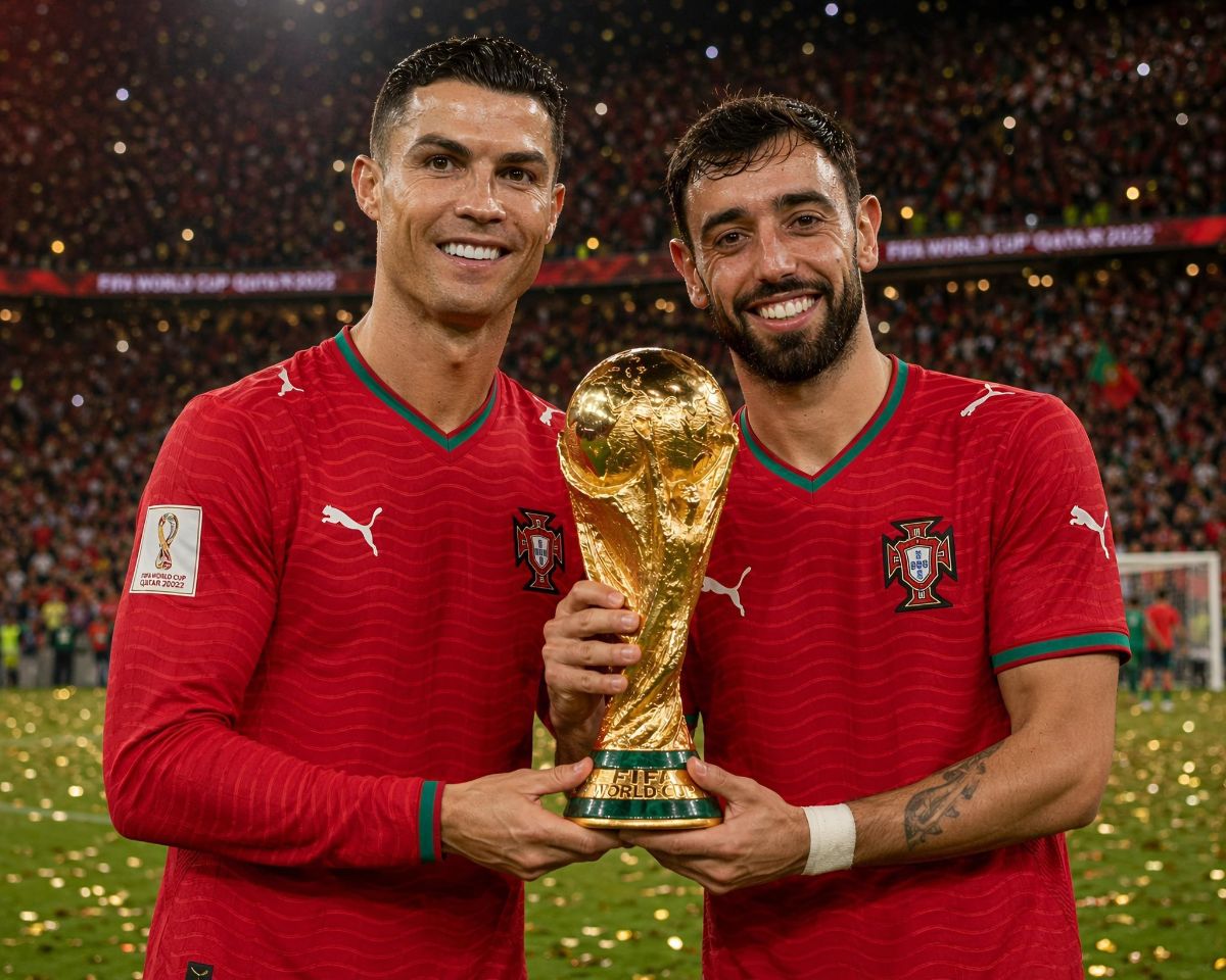 Ronaldo angkat trofi Piala Dunia 2026