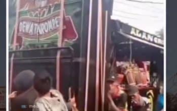 kru odong-odong tersengat listrik