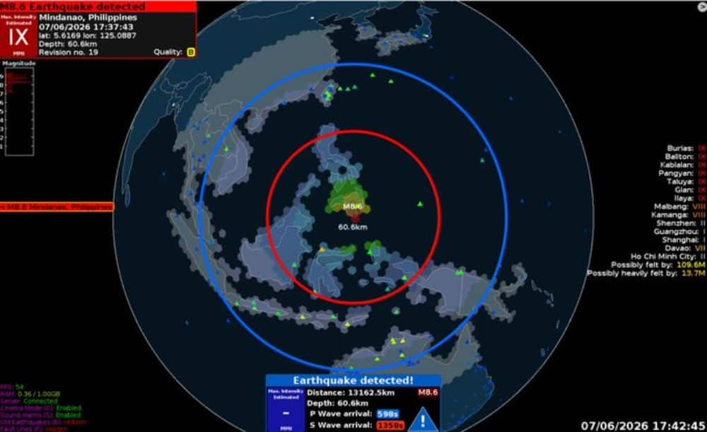 Gempa Mindanao 2026