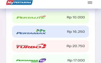 Harga BBM Pertamina
