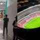 Estadio Azteca banjir