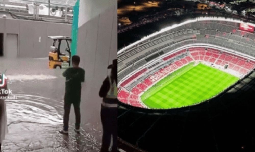Estadio Azteca banjir