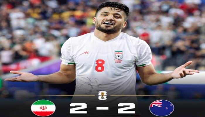 Iran Ditahan Selandia Baru 2-2 dalam Laga Dramatis Grup G Piala Dunia 2026