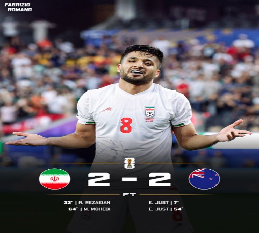 Iran vs Selandia Baru
