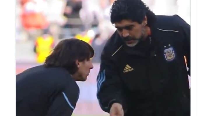 Terungkap, Maradona Beri Instruksi pada Messi Muda sebelum Jadi GOAT Argentina, Lawan Aljazair Cetak Gol!