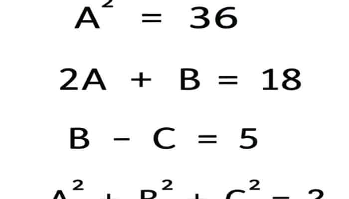 Teka-teki Matematika Viral di X: Cari Nilai A² + B² + C², Ada Dua Jawaban Benar?