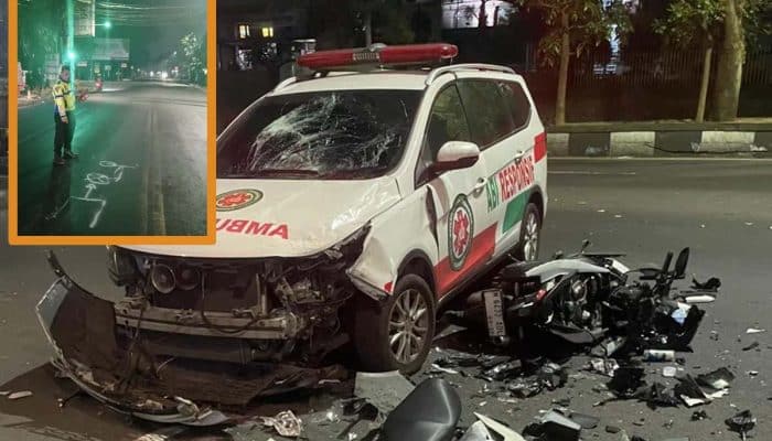 Kecelakaan Mengerikan Malang: Ambulan vs Motor dan Mahasiswi Tewas Ditabrak Mobil di Lampu Merah