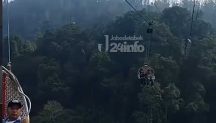 Viral Wahana Keranjang Langit di Sukabumi Alami Insiden Tabrakan