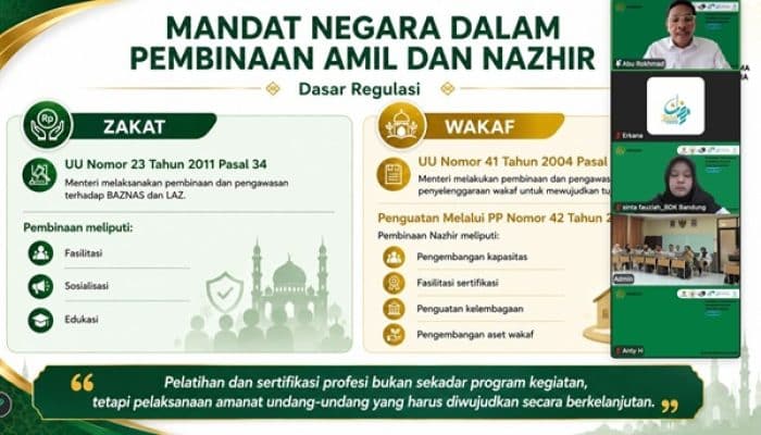 Kemenag Cetak SDM Zakat Profesional, 30 Peserta Lulus Sertifikasi Bergengsi 2026