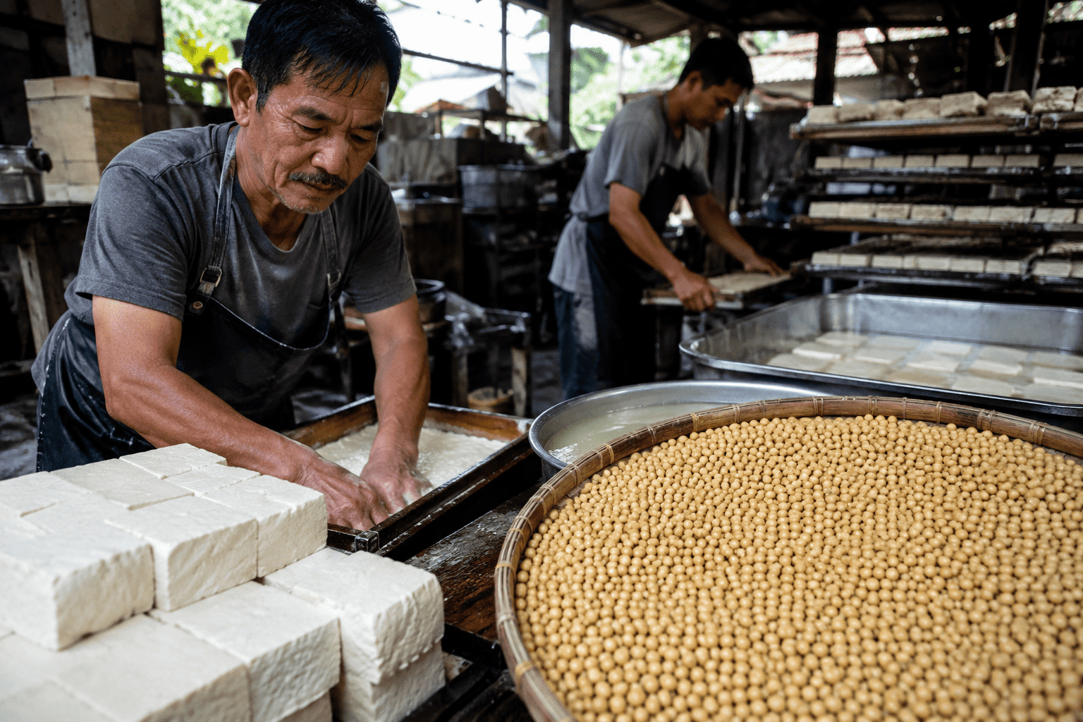 Pelemahan Rupiah dan Ketergantungan Impor Membuat Pengrajin Tahu Tempe Semakin Tertekan