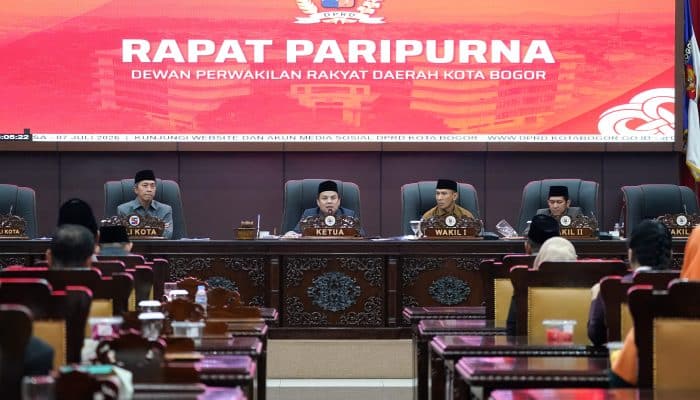 Rapat Paripurna, DPRD Kota Bogor Bahas Raperda Strategis Demi Perkuat Pembangunan Kota