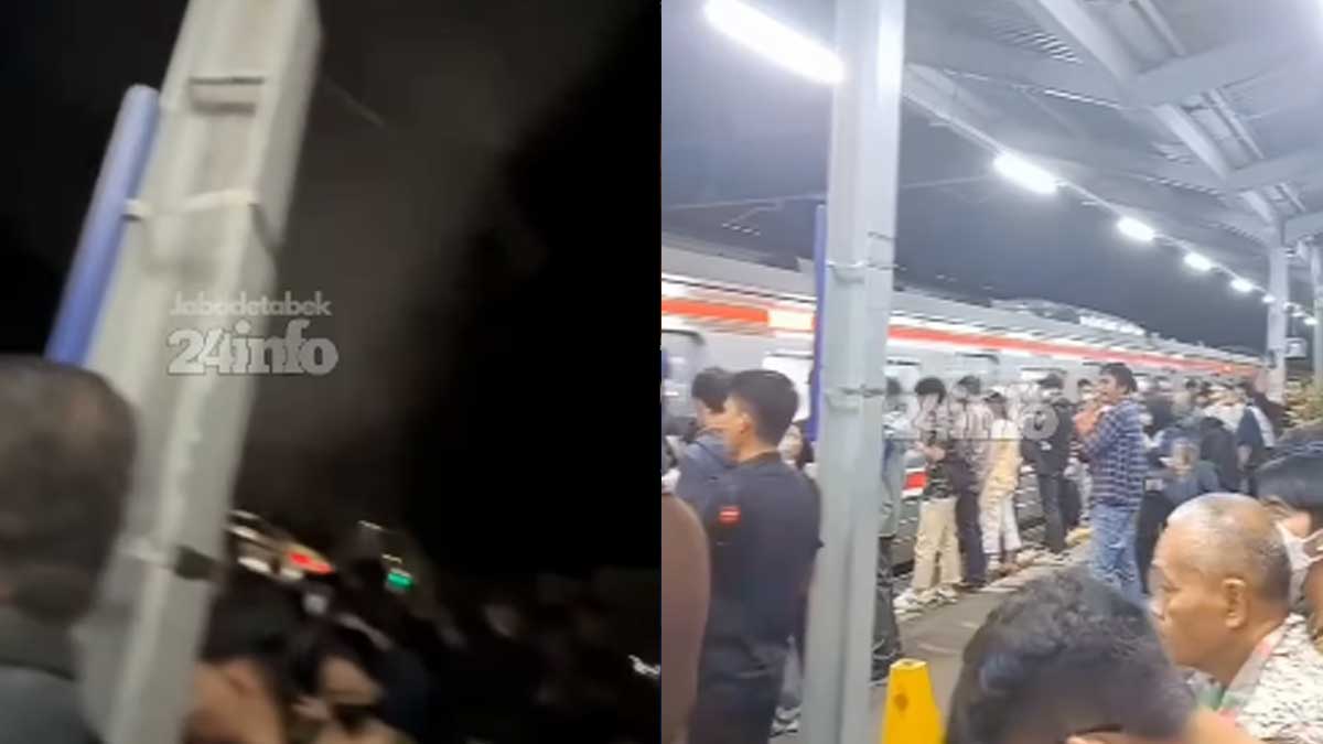 Penumpang KRL arah Jakarta