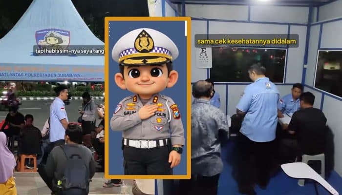 Jika Repot urus Perpanjangan SIM Keliling Surabaya Masih ada SIMANIS di Taman Bungkul Jumat Malam