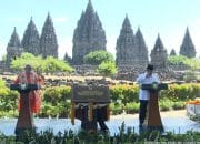 Presiden Prabowo Dampingi PM Narendra Modi Kunjungi Candi Prambanan