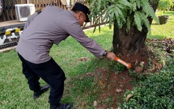 benda diduga mortir tmii