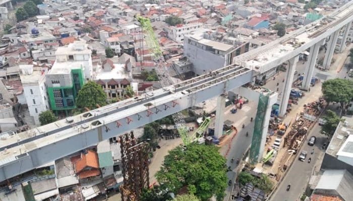 LRT Jakarta Fase 1B Selangkah Lagi Beroperasi, Jalur Velodrome–Manggarai Sudah Tersambung Penuh