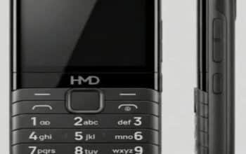 HMD Ponsel hybrid dengan keyboard fisik