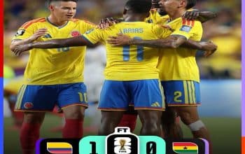 Hasil Kolombia vs Ghana 1-0