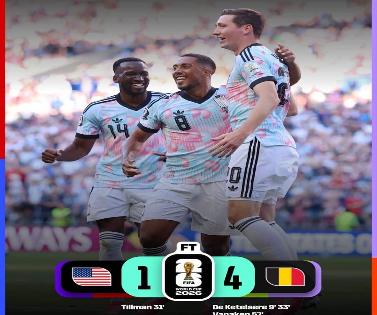 Belgia vs Amerika Serikat