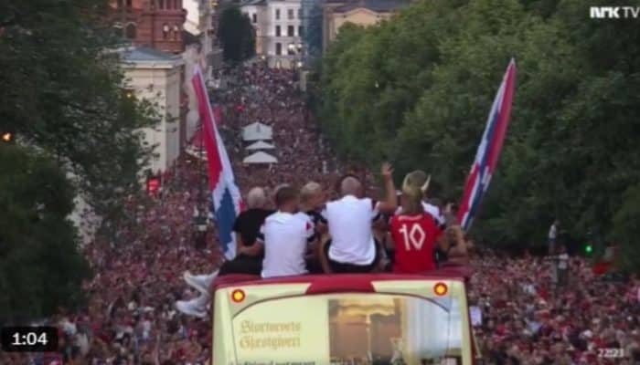 Viral di X Global, Timnas Norwegia Disambut Bak Pahlawan di Oslo Meski Tersingkir dari Piala Dunia 2026