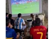 Viral di X Global! Kambing Ganggu Nobar Final Piala Dunia 2026, Warganet: The Real GOAT