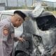 Mobil terbakar di SPBU Samarang Garut
