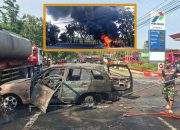 Mobil Taruna Terbakar di Nganjuk Seorang Anak Kecil Menjadi Korban Berikut Kronologinya
