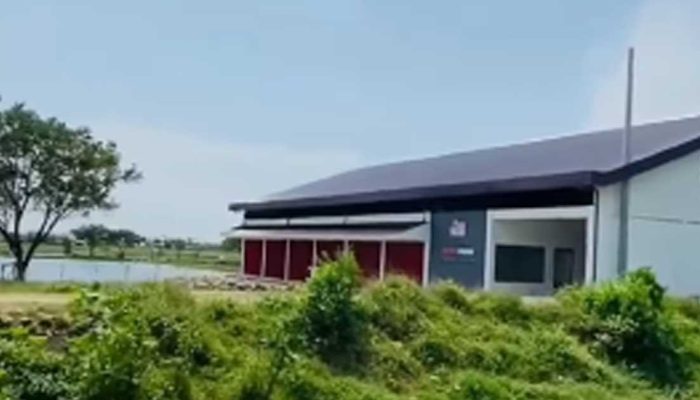 Kopdes Merah Putih di Pati Ada Tengah Tambak, Netizen Heboh