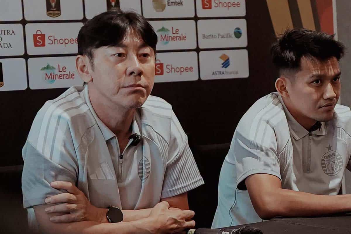 Shin Tae-yong target 3 poin Persija vs Persib.