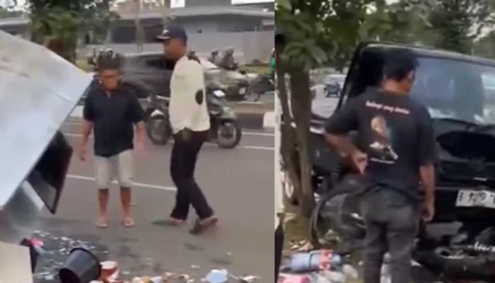 Tukang Bakso Tertabrak Mobil Pikap di Pakansari, Pengemudi Diduga Masih Belajar Nyetir