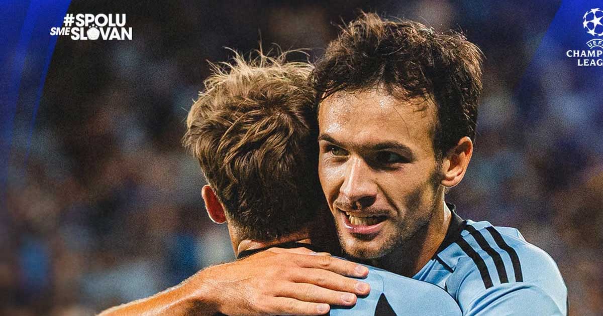 Slovan Bratislava lolos Liga Champions.