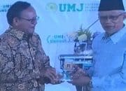 Ketum PP Muhammadiyah Haedar Nashir Dianugerahi Sertifikat Wartawan Utama Khusus