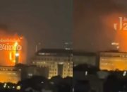 Gedung Bapenda DKI Jakarta Kebakaran, Asap Hitam Terlihat
