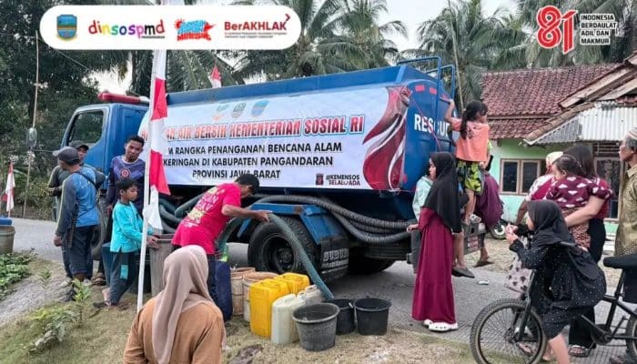 Krisis Air Pangandaran Makin Meluas, 7.973 Warga Terdampak Kekeringan