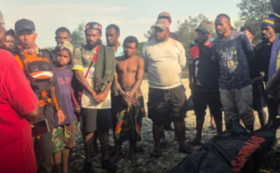 warga hanyut Sungai Baliem